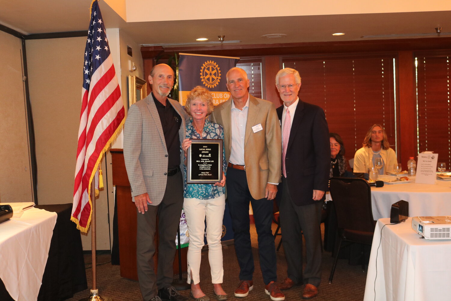 Bill and JoAnn Lee were recognized for their years of faithful commitment to community service.